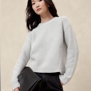 NWT Banana Republic Textured Stitch Pullover Sweater Size Large